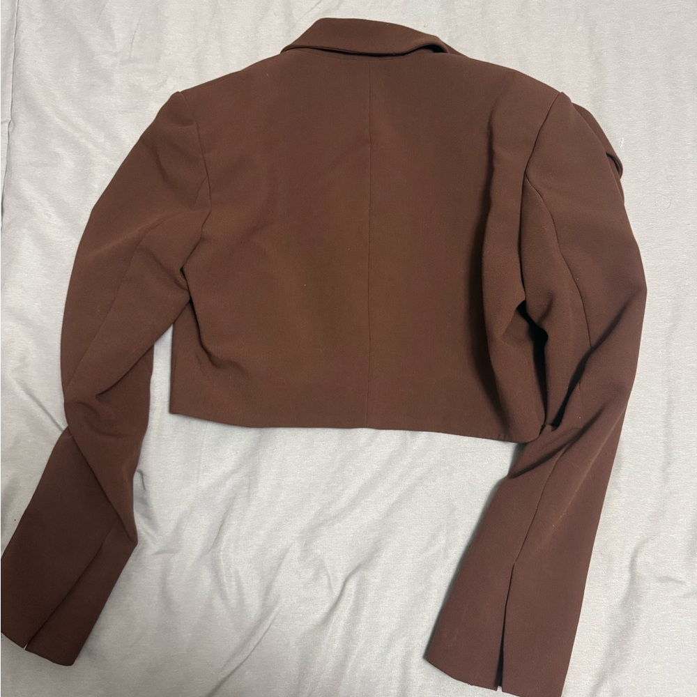 Zara Chocolate Brown Jacket - Picture 2 of 4